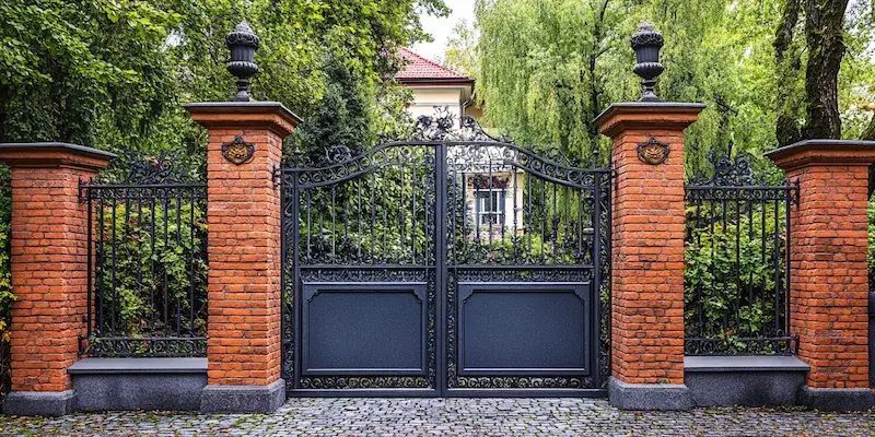 Metallzaun aus Polen